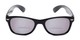 Front of The Joliet Bifocal Reading Sunglasses in Black with Smoke