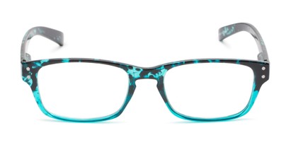 Front of The Julian in Green Tortoise Fade