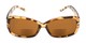 Front of The Karissa Bifocal Reading Sunglasses in Brown Tortoise with Amber