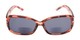 Front of The Karissa Bifocal Reading Sunglasses in Pink Tortoise with Smoke