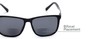 Detail of The Kearney Bifocal Reading Sunglasses in Matte Black with Smoke