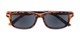 Folded of The Key West Reading Sunglasses in Tortoise with Smoke