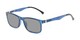 Front of The Lambert Photochromic Reader in Blue with Smoke