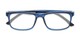 Folded of The Lambert Photochromic Reader in Blue with Smoke