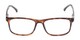 Front of The Lambert Photochromic Reader in Brown Tortoise with Amber