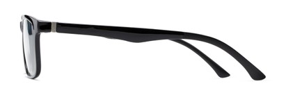 Side of The Lambert Photochromic Reader in Black with Smoke