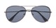 Folded of The Legacy Bifocal Reading Sunglasses in Grey with Smoke