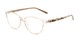 Angle of The Lenora Bifocal in Clear Brown/Tortoise, Women's Cat Eye Reading Glasses