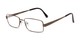 Angle of Lewis by felix + iris in Brown, Men's Rectangle Reading Glasses