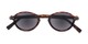Folded of The Loft Reading Sunglasses in Tortoise with Smoke