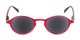 Front of The Loft Reading Sunglasses in Red/Tortoise with Smoke