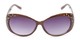Front of The Mable Bifocal Reading Sunglasses in Brown with Smoke