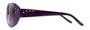 Side of The Mable Bifocal Reading Sunglasses in Purple with Smoke