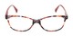 Front of The Magda in Red Tortoise/Red