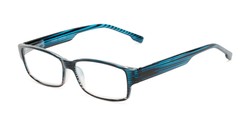 Angle of The Magnus in Blue Stripe, Women's and Men's Rectangle Reading Glasses