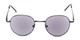Front of The Maine Reading Sunglasses in Grey with Smoke