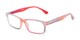 Angle of The Mango in Red Rainbow, Women's Rectangle Reading Glasses