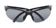 Folded of The Marathon Bifocal Reading Sunglasses in Black with Smoke Lenses