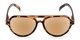 Front of The March Reading Sunglasses in Matte Tortoise with Amber