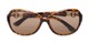 Folded of The Marigold Bifocal Reading Sunglasses in Tortoise/Gold with Amber
