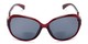 Front of The Marigold Bifocal Reading Sunglasses in Red/Gold with Smoke