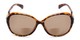 Front of The Marigold Bifocal Reading Sunglasses in Tortoise/Gold with Amber