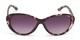 Front of The Mary Reading Sunglasses in Pink Tortoise with Smoke