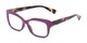 Angle of The Melody in Purple/Tortoise, Women's Cat Eye Reading Glasses