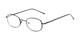 Angle of The Memphis Bifocal in Black and Tortoise, Women's and Men's Oval Reading Glasses