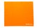 Front of Microfiber Lens Cleaning Cloth in Orange