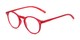 Angle of The Mint in Red, Women's and Men's Round Reading Glasses