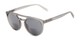 Angle of The Moby Bifocal Reading Sunglasses in Grey with Smoke, Women's and Men's Aviator Reading Sunglasses