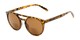 Angle of The Moby Bifocal Reading Sunglasses in Tortoise with Amber, Women's and Men's Aviator Reading Sunglasses