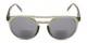 Front of The Moby Bifocal Reading Sunglasses in Green with Smoke