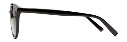 Side of The Moby Bifocal Reading Sunglasses in Black with Smoke