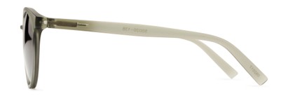 Side of The Moby Bifocal Reading Sunglasses in Green with Smoke