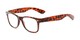 Angle of The Mooresville in Tortoise, Women's and Men's Retro Square Reading Glasses