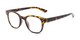 Angle of The Mulberry in Tan Tortoise, Women's and Men's Retro Square Reading Glasses