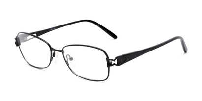 Angle of Naomi by felix + iris in Black, Women's Rectangle Reading Glasses