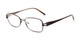 Angle of Naomi by felix + iris in Brown, Women's Rectangle Reading Glasses