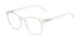 Angle of The Norwich Bifocal in Clear, Women's and Men's Round Reading Glasses