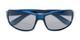 Folded of The Oaklie Bifocal Reading Sunglasses in Dark Blue with Smoke