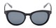 Front of The Offshore Unmagnified Sunglasses in Black with Grey