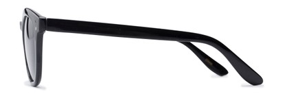 Side of The Offshore Unmagnified Sunglasses in Black with Grey
