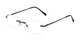 Angle of The Orion in Gunmetal, Women's and Men's Rectangle Reading Glasses