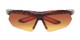 Folded of The Outback Driving Bifocal Reading Sunglasses in Tortoise/Red with Amber
