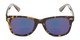 Front of The Pacey Bifocal Reading Sunglasses in Glossy Tortoise with Blue Mirror