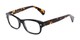 Angle of The Parker Customizable Reader in Black and Tortoise, Women's and Men's Retro Square Reading Glasses