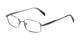 Angle of Patton by felix + iris in Gunmetal, Women's and Men's Rectangle Reading Glasses