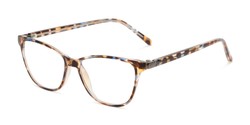 Angle of The Patty - Foster Grant for Readers.com in Blue Tortoise, Women's Cat Eye Reading Glasses